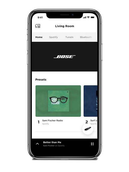 Bose Smart Soundbar 300 sở hữu ứng dụng Bose Music