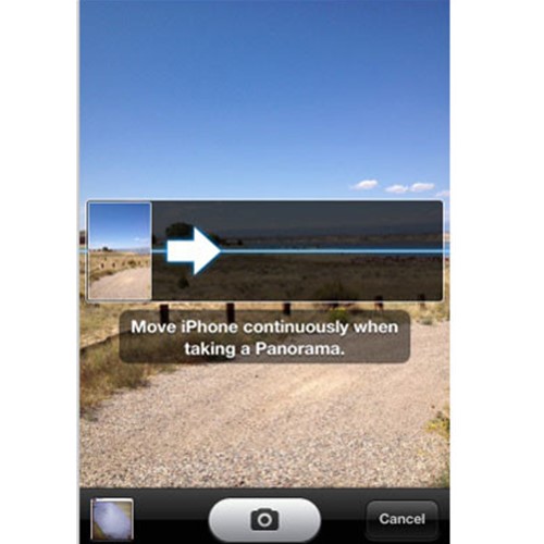 Chụp paronama với iOS 6 trên iphone
