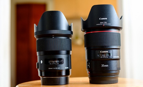 So sánh Canon 35mm F1.4 với Sigma F1.4 DG HSM ART
