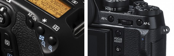 Chế độ AE Lock và AF Lock trên các mô hình máy ảnh