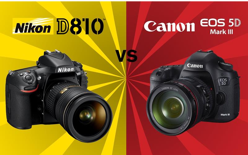 So sánh Canon 5D Mark III và Nikon D810