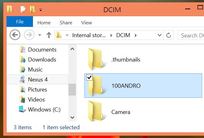 Tại sao những ảnh được lưu trữ trong thư mục DCIM?