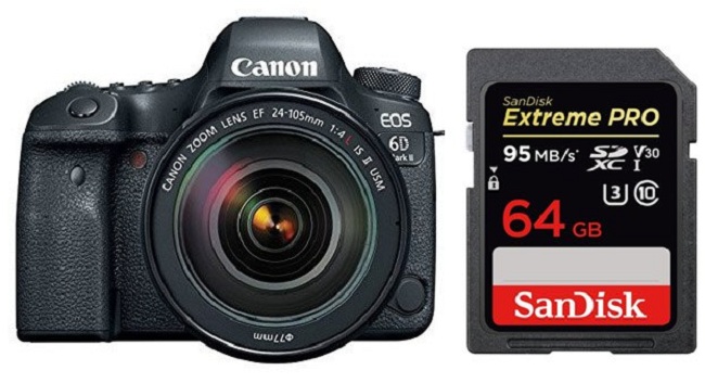 Thẻ nhớ nào tốt nhất cho Canon 6D mark II ?