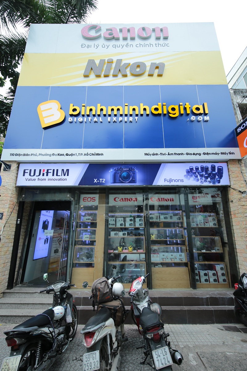 Trải nghiệm không gian mua sắm máy ảnh và thiết bị âm thanh cao cấp tại Binhminhdigital 
