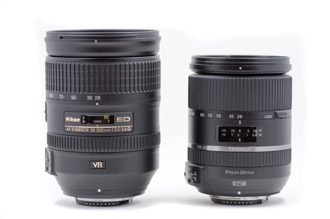 So sánh Nikon 28-300mm và Tamron 28-300mm
