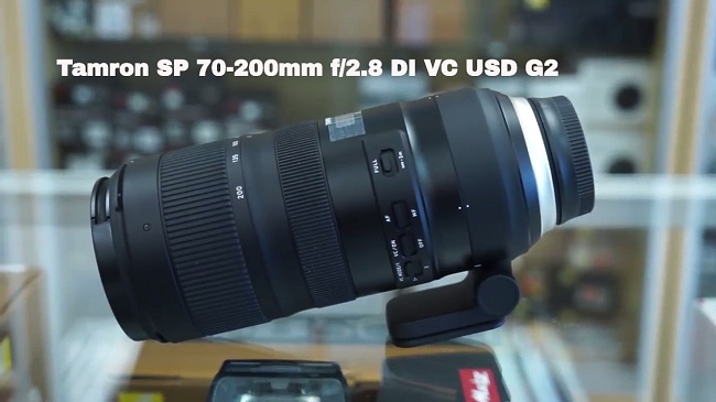 Ống kính Tamron SP 70-200mm F / 2.8 Di VC USD G2 dành cho Canon / Nikon