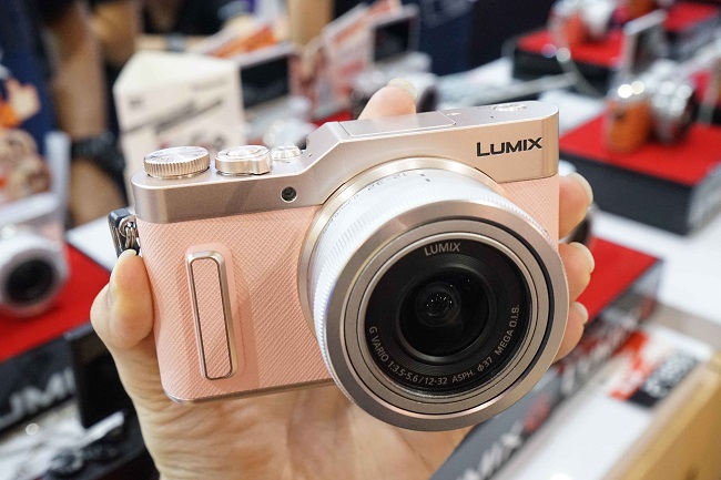 Máy ảnh Panasonic Lumix GF10 + kit 12-32MM (Hồng)