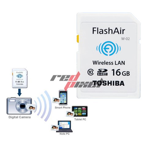 Thẻ Nhớ Toshiba FlashAir SD Wifi 16GB Class 10