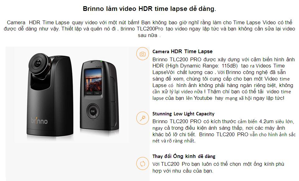 Brinno TLC200 Pro (Camera Quay Time-Lapse HDR) 
