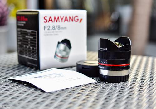Ống kính Samyang 8mm F2.8 fisheye cho Fuji X mount