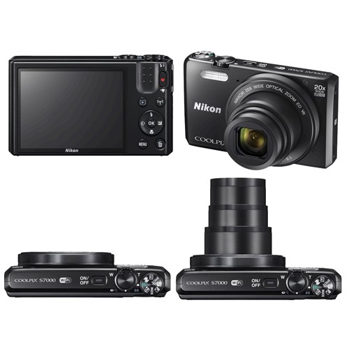 Máy Ảnh Nikon Coolpix S7000 (Đen)