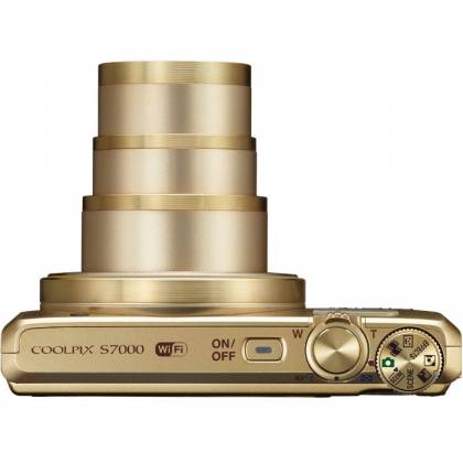Máy Ảnh Nikon Coolpix S7000 (Vàng)