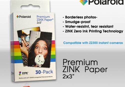 Giấy in ảnh Polaroid zip 2x3 Zink 30 PK Premium