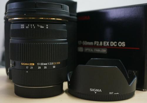 Ống Kính Sigma 17-50mm f/2.8 EX DC OS HSM for Canon (Hàng nhập khẩu)