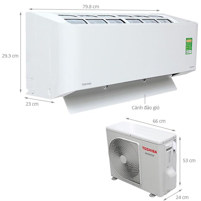 Máy Lạnh Toshiba RAS-H13BKCV-V 1.5 HP Inverter