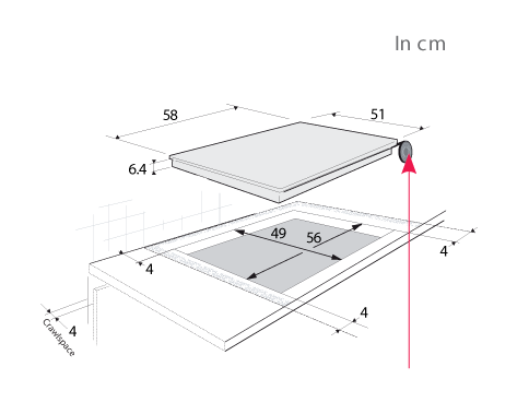Bếp Từ Brandt TI1033B Maxizone