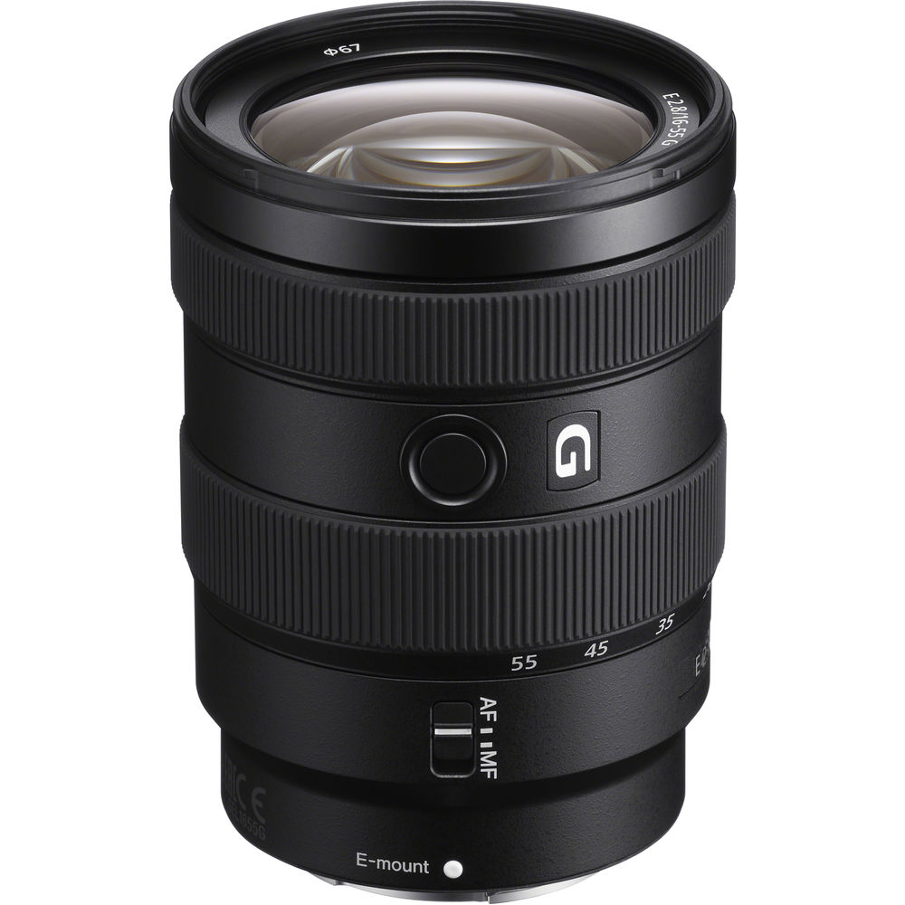 ong kinh sony e 16 55mm f28 g