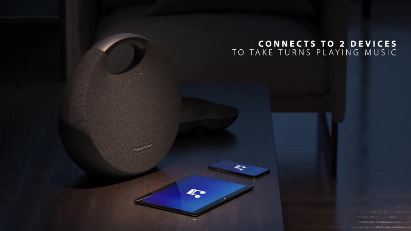 Công nghệ Bluetooth 4.2 và âm thanh kép kết nối 2 loa của Harman Kardon Onyx Studio 6