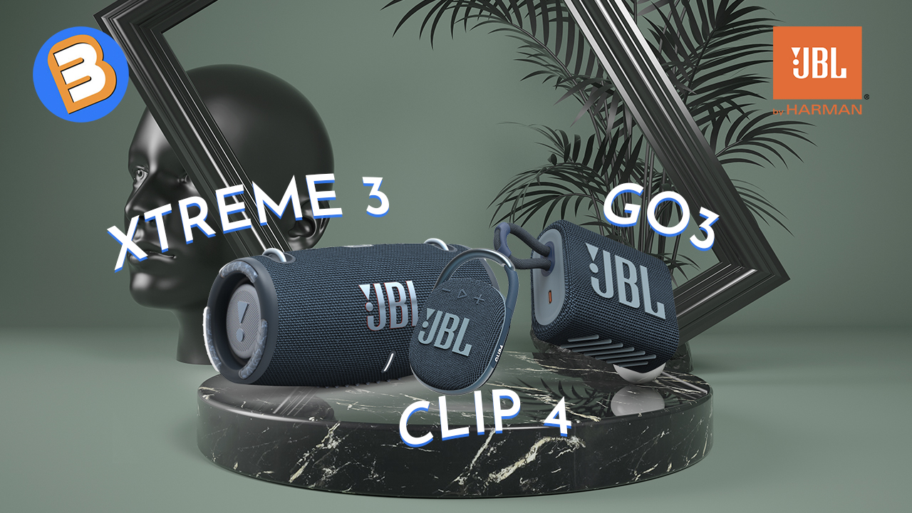 JBL chính thức ra mắt bộ ba loa di động mới Xtreme 3, Go 3 và Clip 4