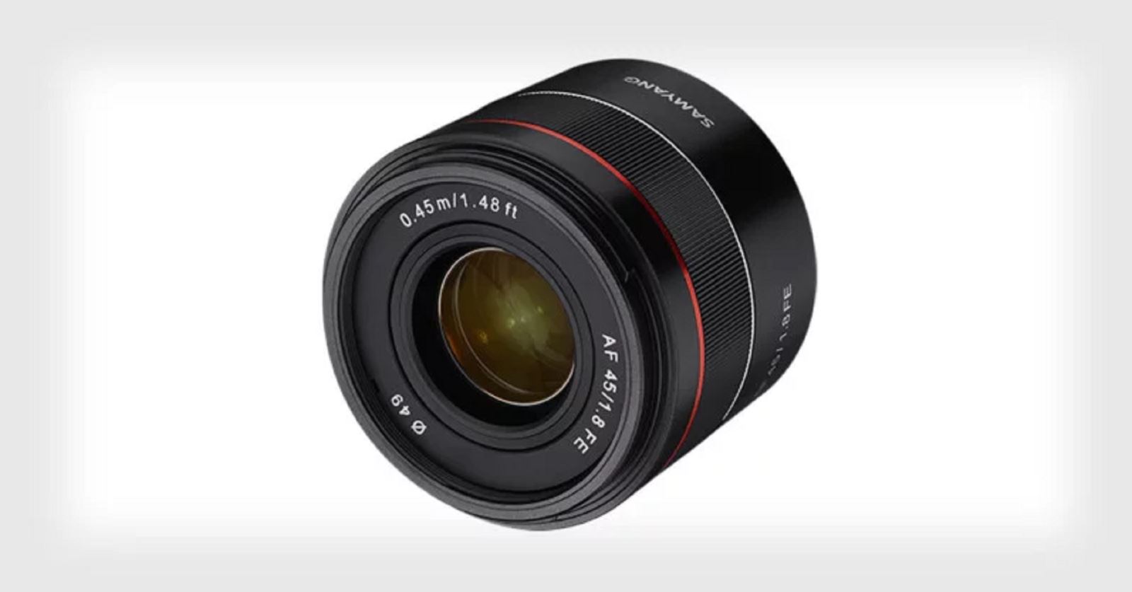 Samyang ra mắt ống kính AF 45mm f/1.8 FE cho Sony E