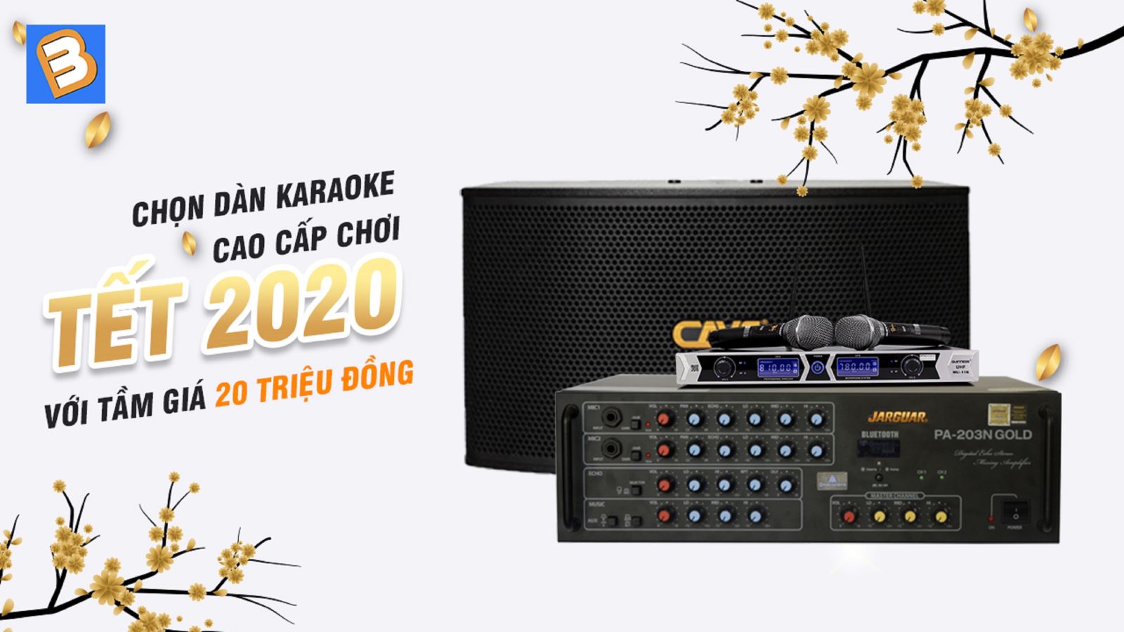 Chọn dàn karaoke cao cấp chơi Tết 2020 với tầm giá 20 triệu đồng
