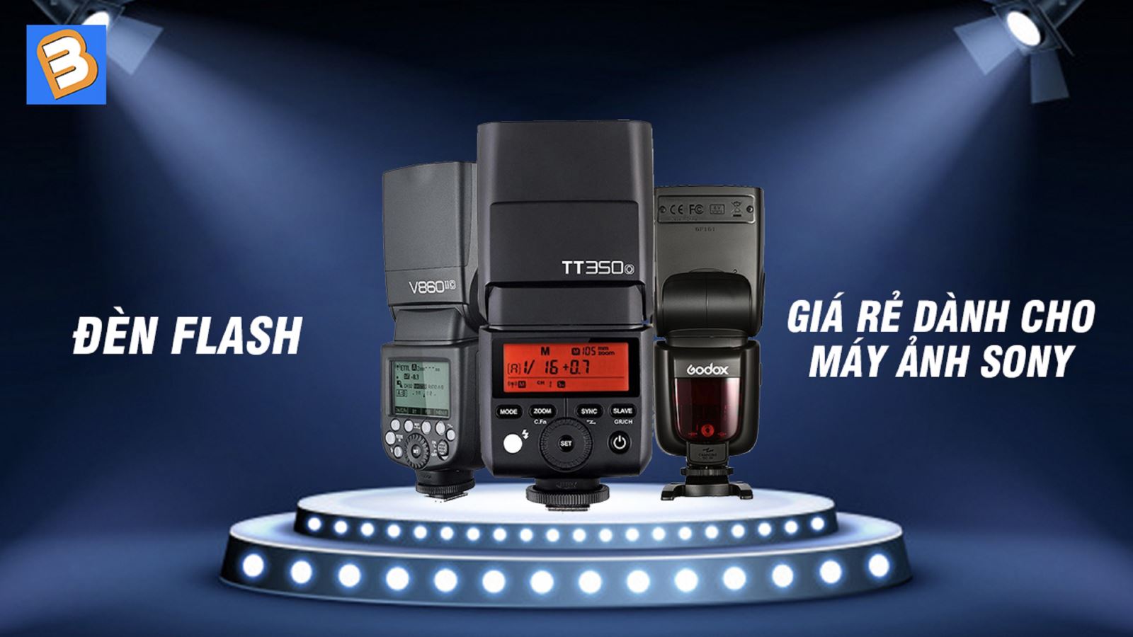 Đèn flash dành cho máy ảnh Sony giá rẻ, tốt nhất hiện nay