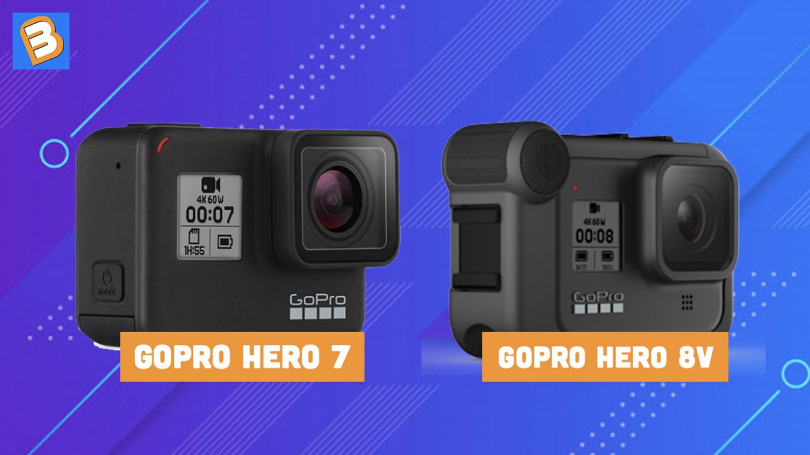 So sánh GoPro Hero 8 Black và Hero 7 Black