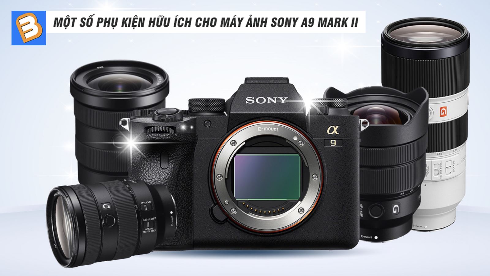 Tổng hợp những mẫu ống kính tốt nhất cho Sony A9 Mark II