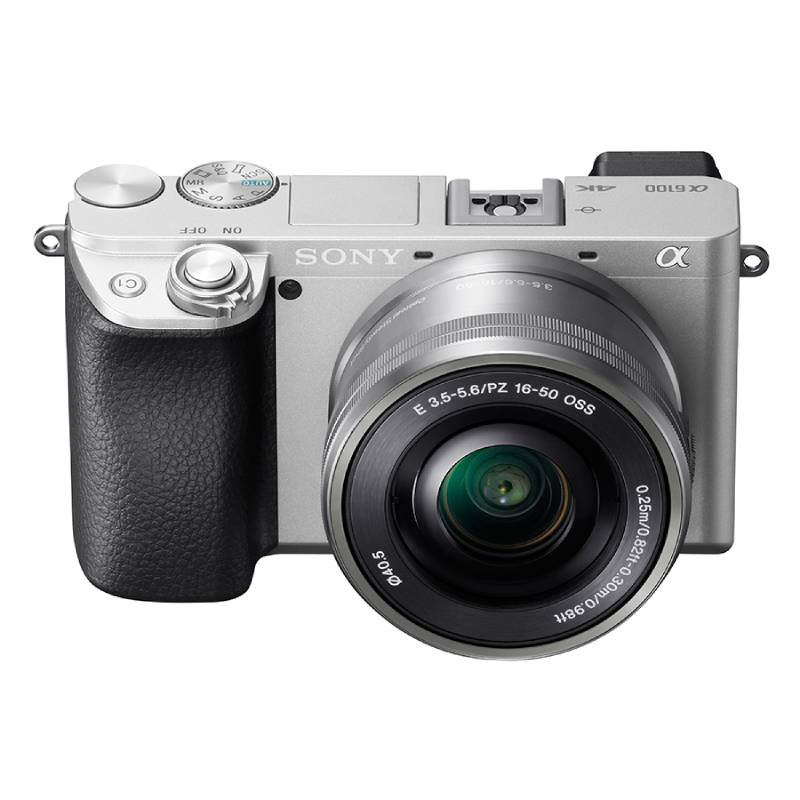 Máy Ảnh Sony Alpha A6100 (ILCE-6100L) Kit 16-50 OSS/ Bạc