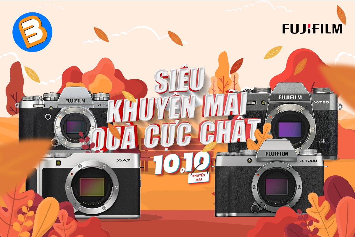 10.10 Siêu Khuyến Mãi - Quà Cực Chất Cùng Fujifilm