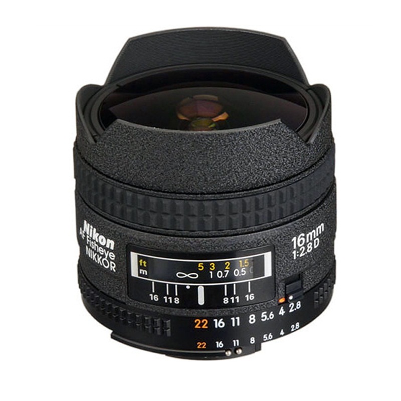 Ống Kính Nikon AF Fisheye Nikkor 16mm f2.8D chính hãng giá tốt tại