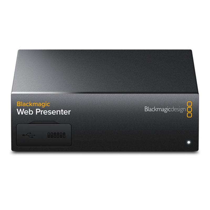 blackmagic web presenter audio