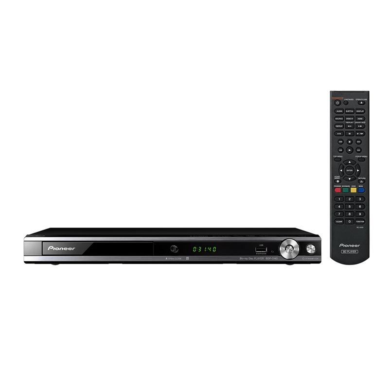 Pioneer Blu-ray Disc Player BDP-3140‐W Pioneer BDP-3140-W Blu-ray DVD Player w/ Remote RC-2432