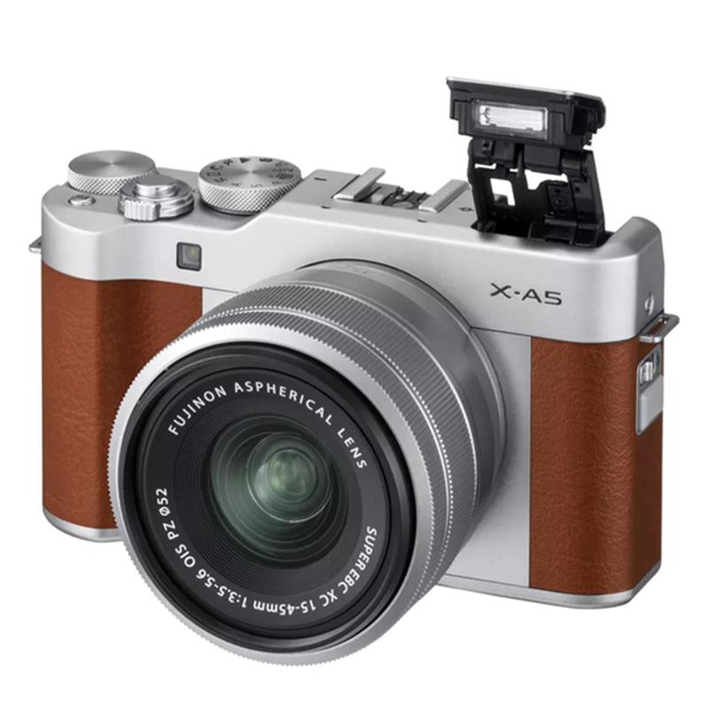 Máy Ảnh Fujifilm X-A5 Kit 15-45 mm F 3.5.5.6 OIS PZ (Nâu) chính hãng giá tốt