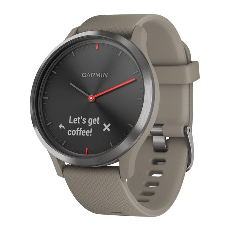 Đồng Hồ Thông Minh Garmin Vivomove HR (SEA, Sport, Sandstone-Black) chính  hãng giá tốt