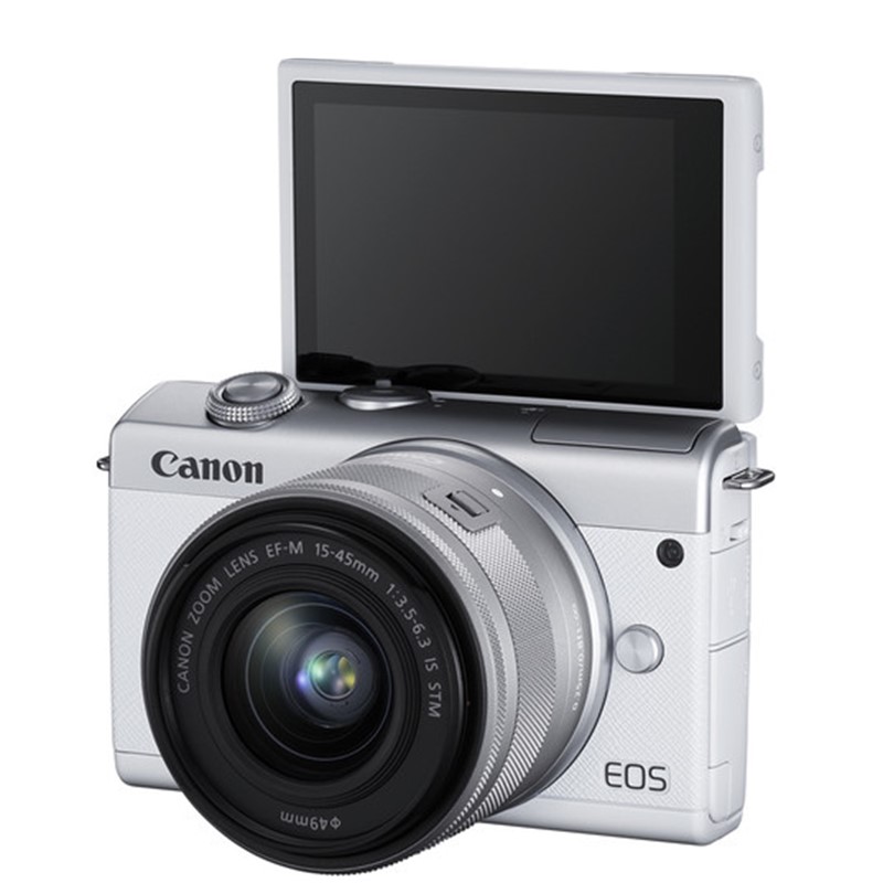 Máy Ảnh Canon EOS M200 Kit EF-M 15-45mm IS STM (Trắng) chính hãng