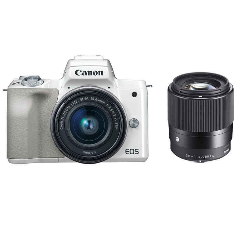 Canon M50 Sigma 30mm F1 Máy Ảnh Canon EOS M50 Kit 15