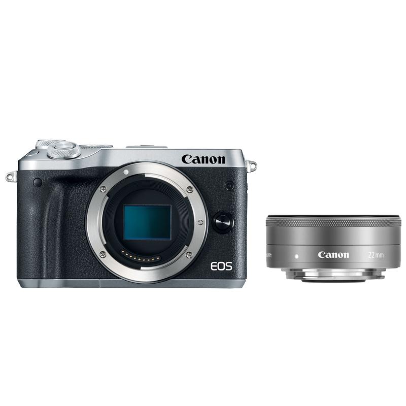 Canon - CANON EOS M6  EF-M22mm F2 STM 極美品 Máy Ảnh Canon EOS M6 + EF-M 22mm F2 STM chính hãng giá tốt