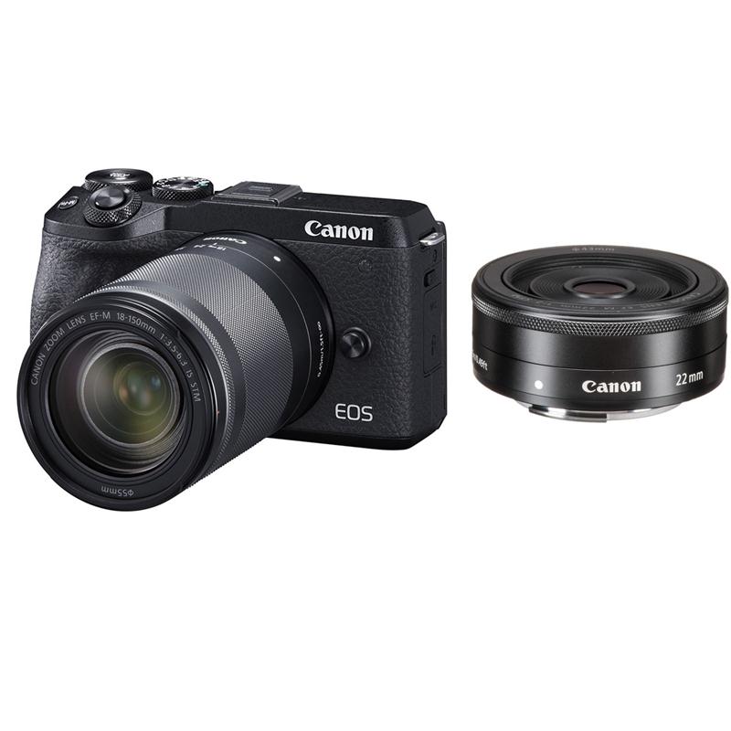 May ảnh Canon Eos M6 Mark Ii Kit 18 150mm F 3 5 6 3 Is Stm Canon Ef M 22mm F2 Stm Nhập Khẩu Gia Rẻ Tại Binh Minh