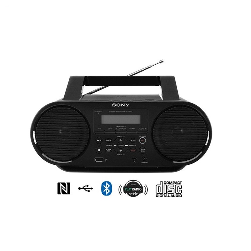 Máy Radio CD KTS Sony ZS RS60BT chính hãng giá tốt tại Bình