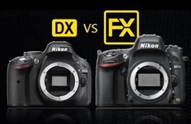 Sự khác nhau giữa định dạng DX và FX của Nikon