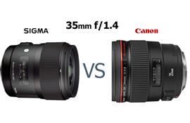 So sánh Canon 35mm F1.4 với Sigma F1.4 DG HSM ART