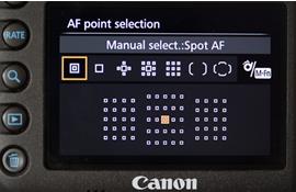 Chế độ tự động lấy nét trên máy ảnh DSLR của Canon
