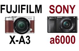 So sánh máy ảnh Fujifilm X-A3 và máy ảnh Sony A6000