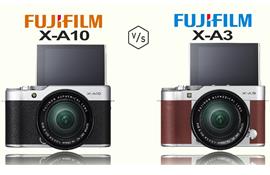 So sánh máy ảnh Fujifilm X-A10 và Fujifilm X-A3