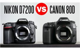 So sánh Canon 80D và Nikon D7200