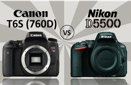 So sánh Canon EOS 760D và Nikon D5500