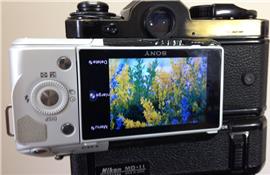 Làm màn hình Live-view cho máy Film của Nikon từ máy ảnh Sony
