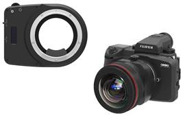 Ngàm chuyển cho phép gắn ống kính tilf-shift Canon lên Fujifilm GFX 50S