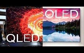 So sánh tivi QLED và tivi OLED của Samsung